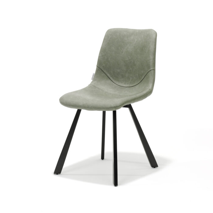 Stoel Bari  Zwart Stof Vintage Groen