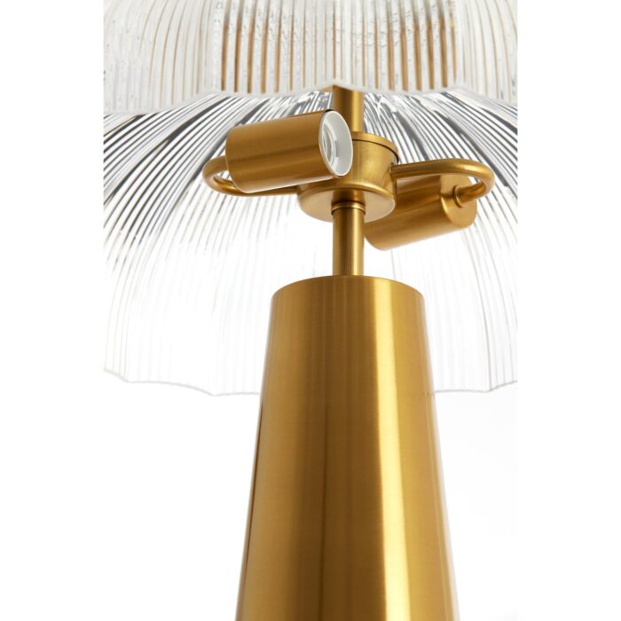 Tafellamp Fungo - Helder/Goud - Ø50cm - 2L - Afbeelding 2