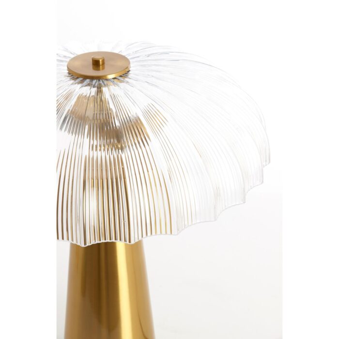 Tafellamp Fungo - Helder/Goud - Ø50cm - 2L - Afbeelding 3