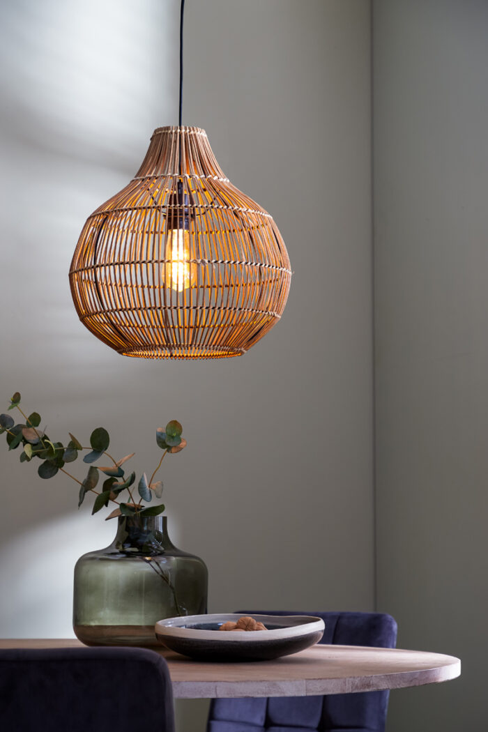 Hanglamp Pacino - Rotan Donkerbruin - Ã˜40x41,5cm - Afbeelding 3