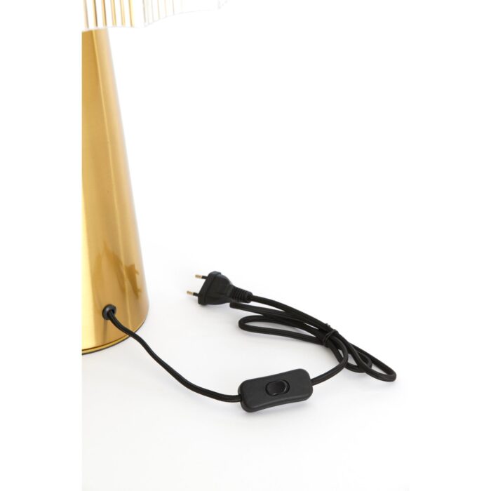 Tafellamp Fungo - Helder/Goud - Ø50cm - 2L - Afbeelding 4
