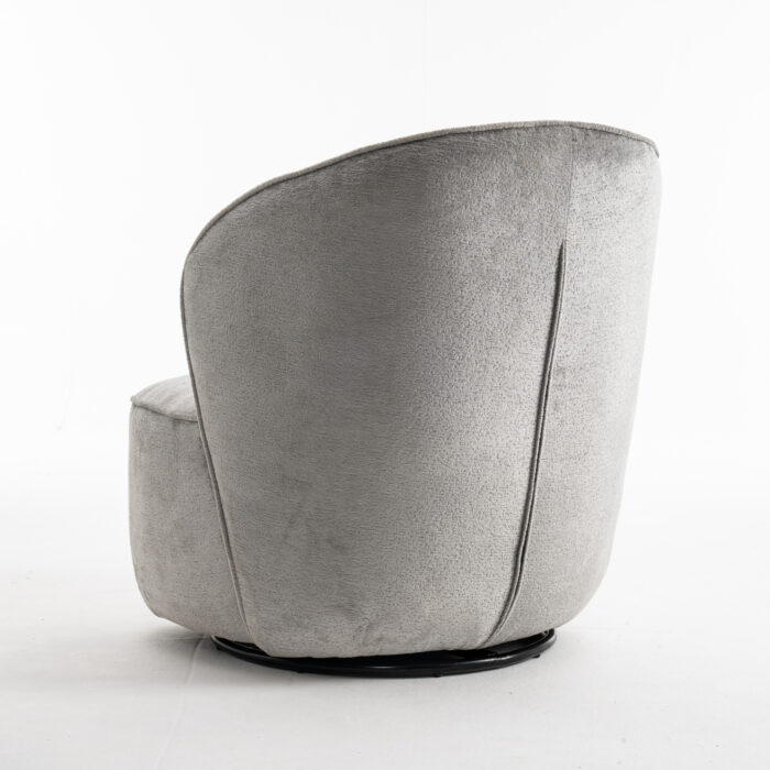 Sammy Draaifauteuil Stof Loris #08 Grey - Afbeelding 4