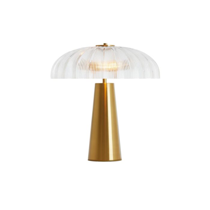 Tafellamp Fungo - Helder/Goud - Ø50cm - 2L - Afbeelding 5