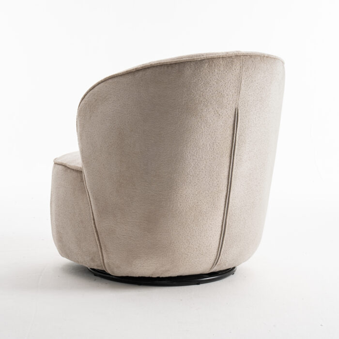 Sammy Draaifauteuil Stof Loris #05 Beige - Afbeelding 5