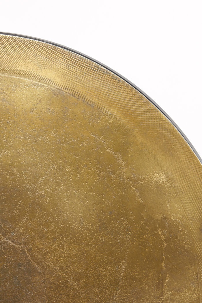 Side table S/2 41x46+49x52 cm TALCA ant copper+brnz edge - Afbeelding 8