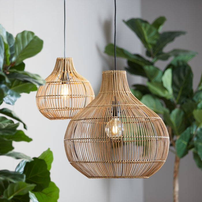 Hanglamp Pacino - Rotan Donkerbruin - Ã˜40x41,5cm - Afbeelding 9