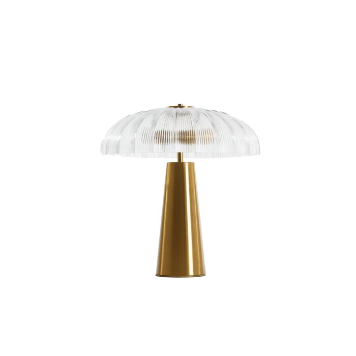Tafellamp Fungo - Helder/Goud - Ø40cm - 2L