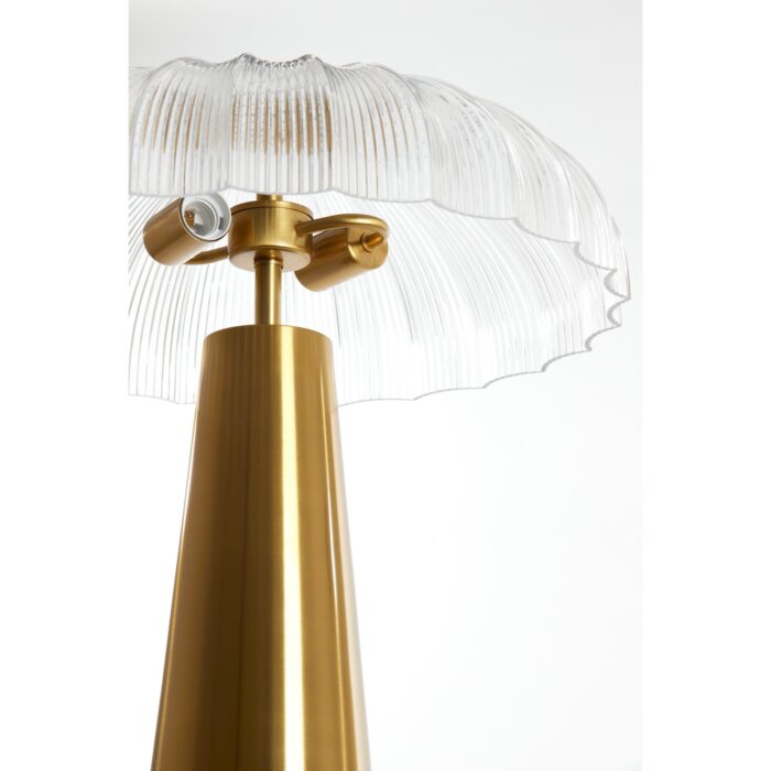 Tafellamp Fungo - Helder/Goud - Ø40cm - 2L - Afbeelding 2