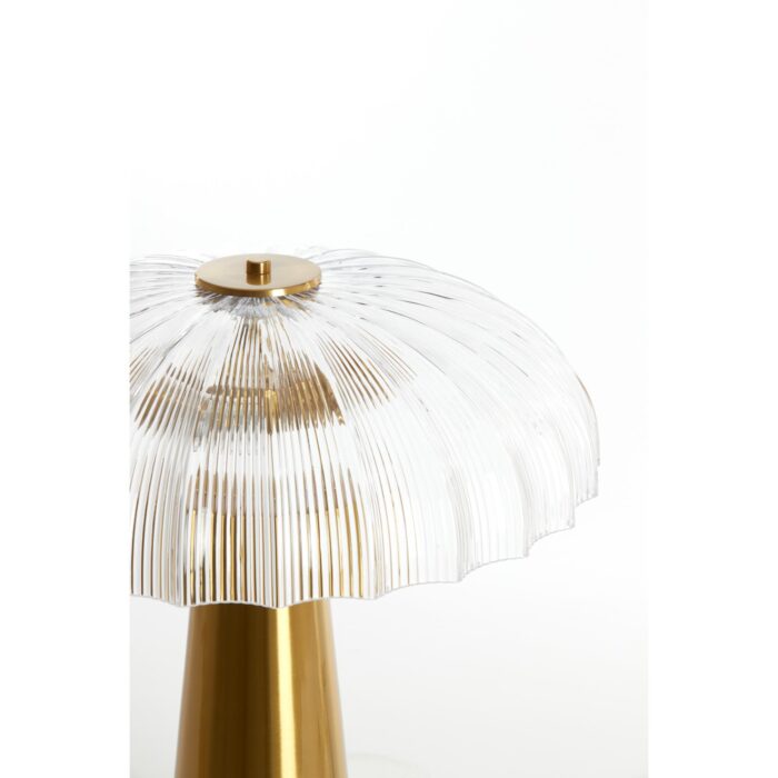 Tafellamp Fungo - Helder/Goud - Ø40cm - 2L - Afbeelding 3