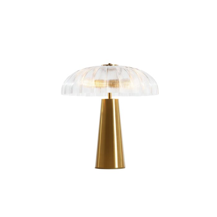 Tafellamp Fungo - Helder/Goud - Ø40cm - 2L - Afbeelding 6