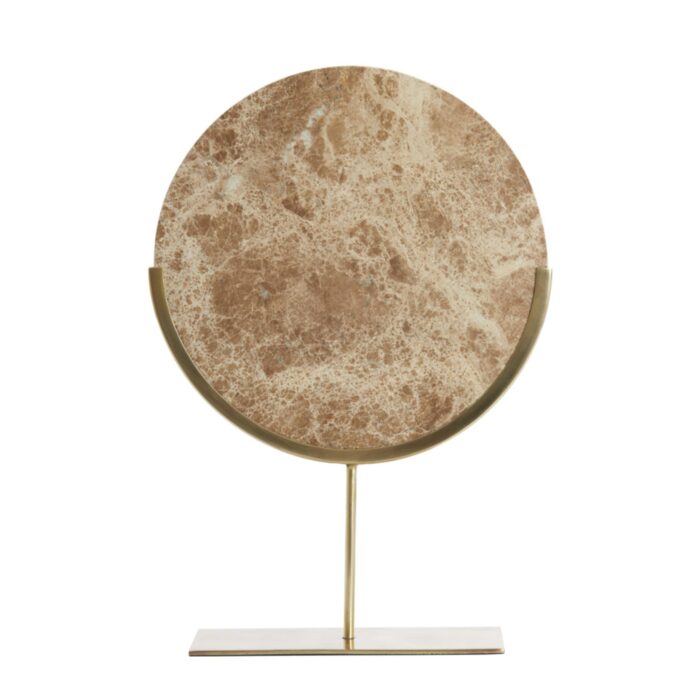 Ornament op voet 35x10x51,5 cm MORENO marmer bruin - Afbeelding 6