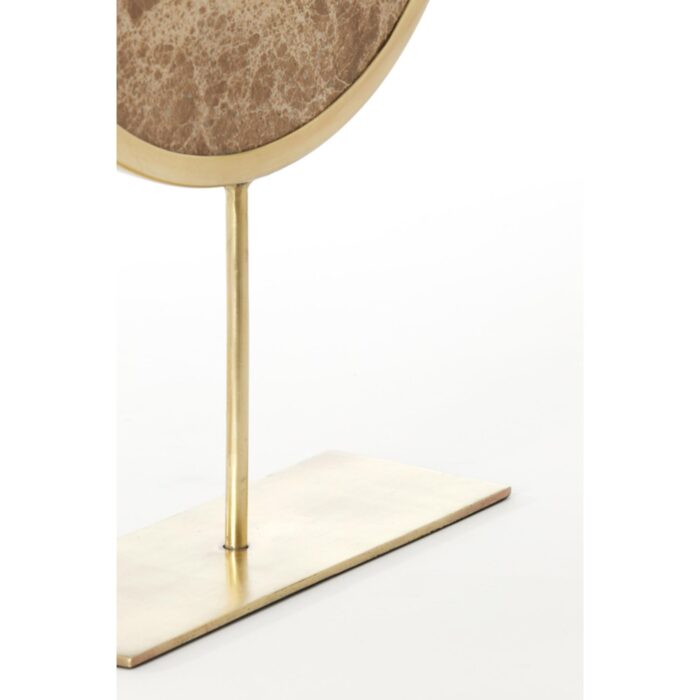 Ornament op voet 35x10x51,5 cm MORENO marmer bruin - Afbeelding 8
